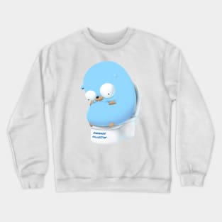 Golang Gopher Go Thinking Crewneck Sweatshirt